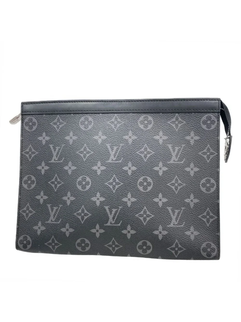 Louis Vuitton Clutch Monogram Eclipse Pochette Voyage MM Black